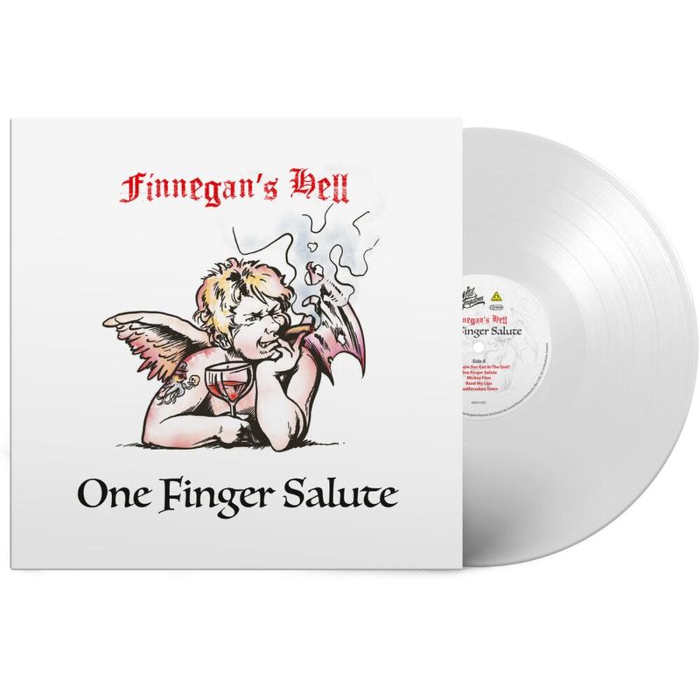 Finnegan's Hell - One Finger Salute - White  LP LP